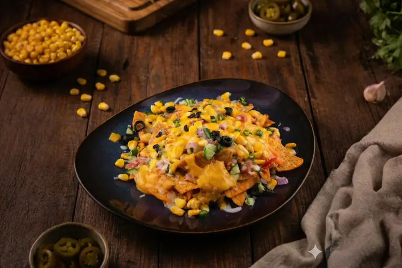 CHEESY LAVA NACHOS